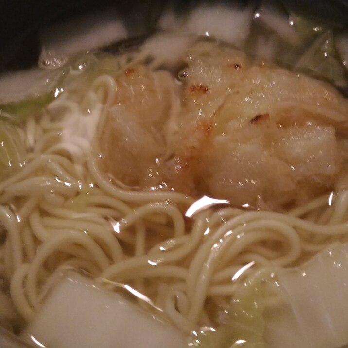 天ぷら煮込み塩ラーメン